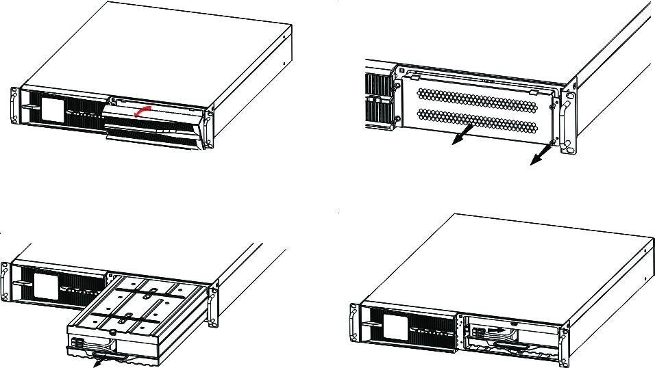 Рис. 2 ИБП KR-RM от 1-3 кВА детально