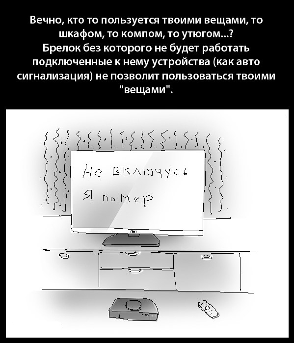 замок на электронику 