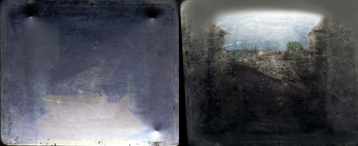 Жозеф Ньепс вид из окна. "Вид из окна в Ле гра", Жозеф Ньепс, 1826. «Вид из окна», 1826 г. Жозеф Нисефор Ньепс. Снимок Ньепса 1826.