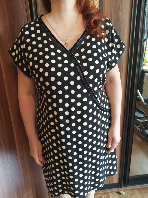 вот такое получилось платье после переделки