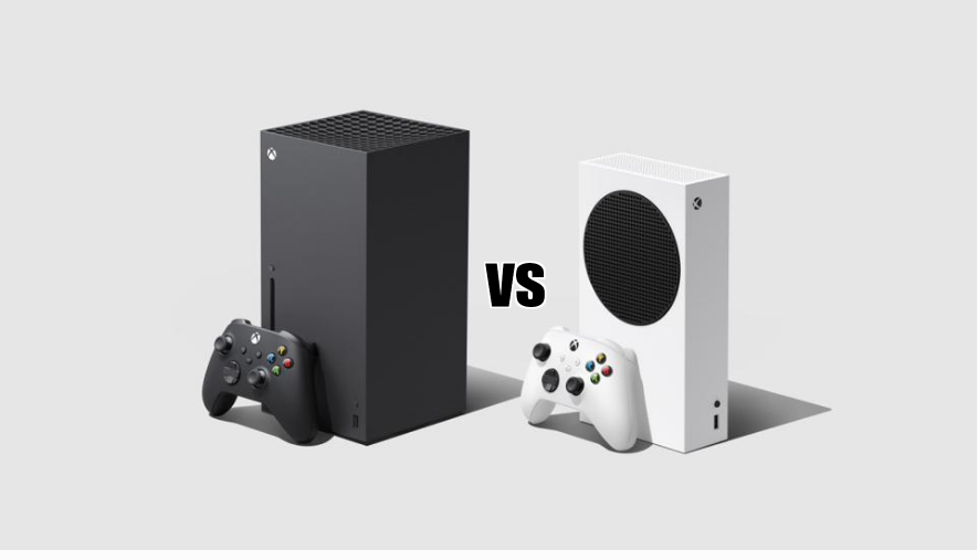 Xbox Series X черная и Xbox Series S белая