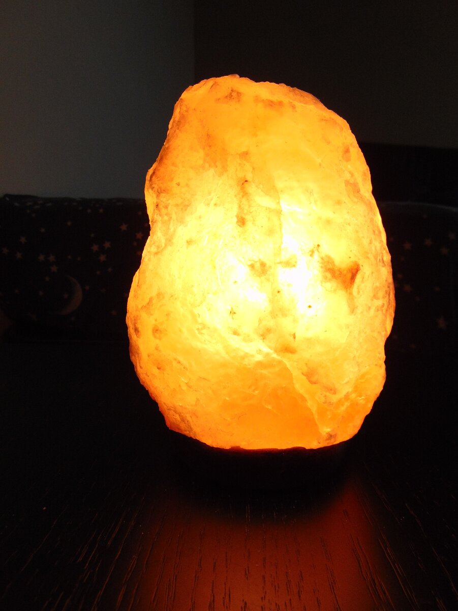 Солевая лампа, фото автора.