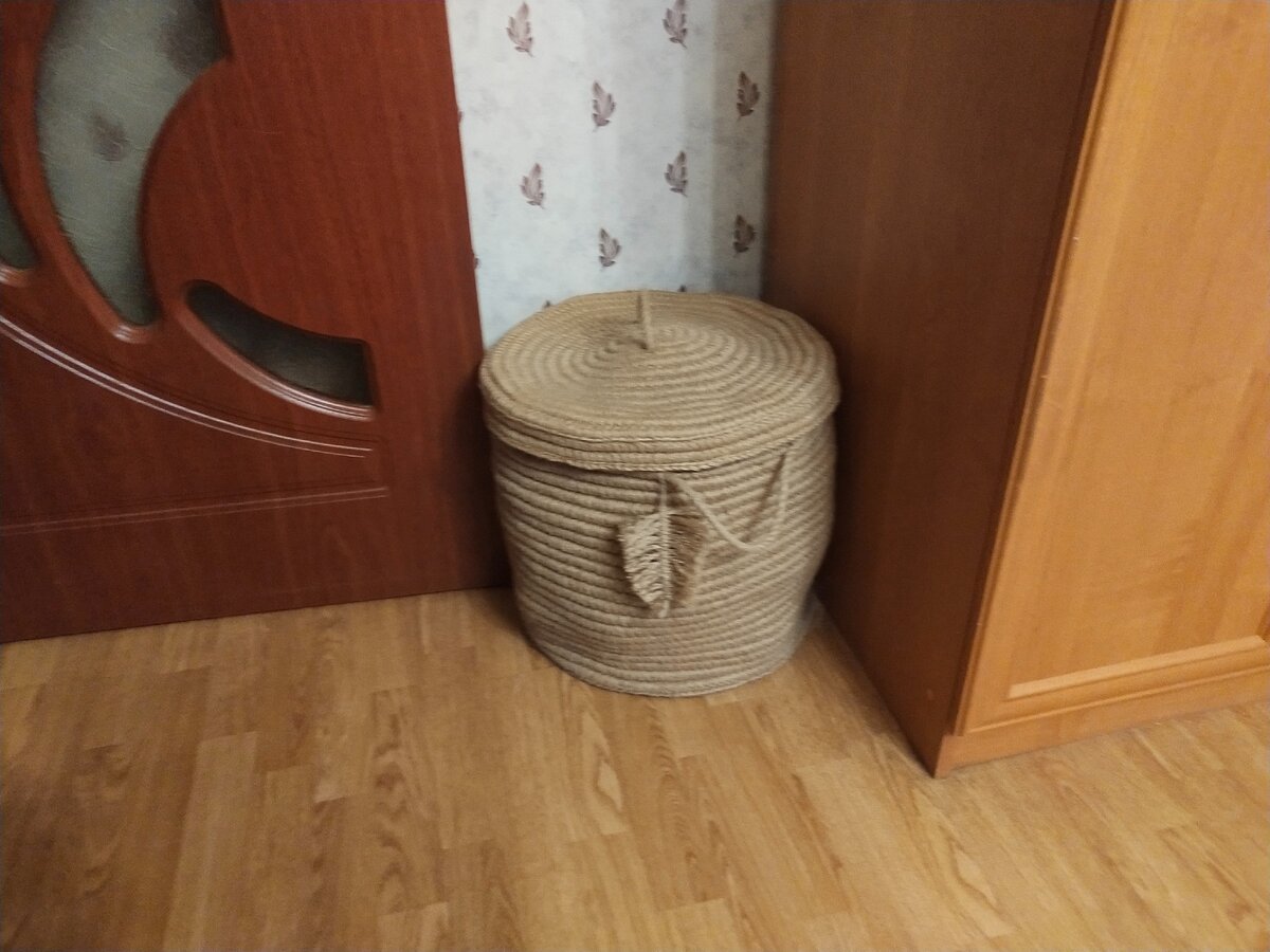 Моя корзина из джута.