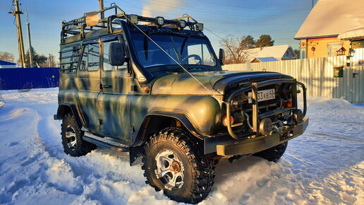 Подготовленное авто для бездорожья.