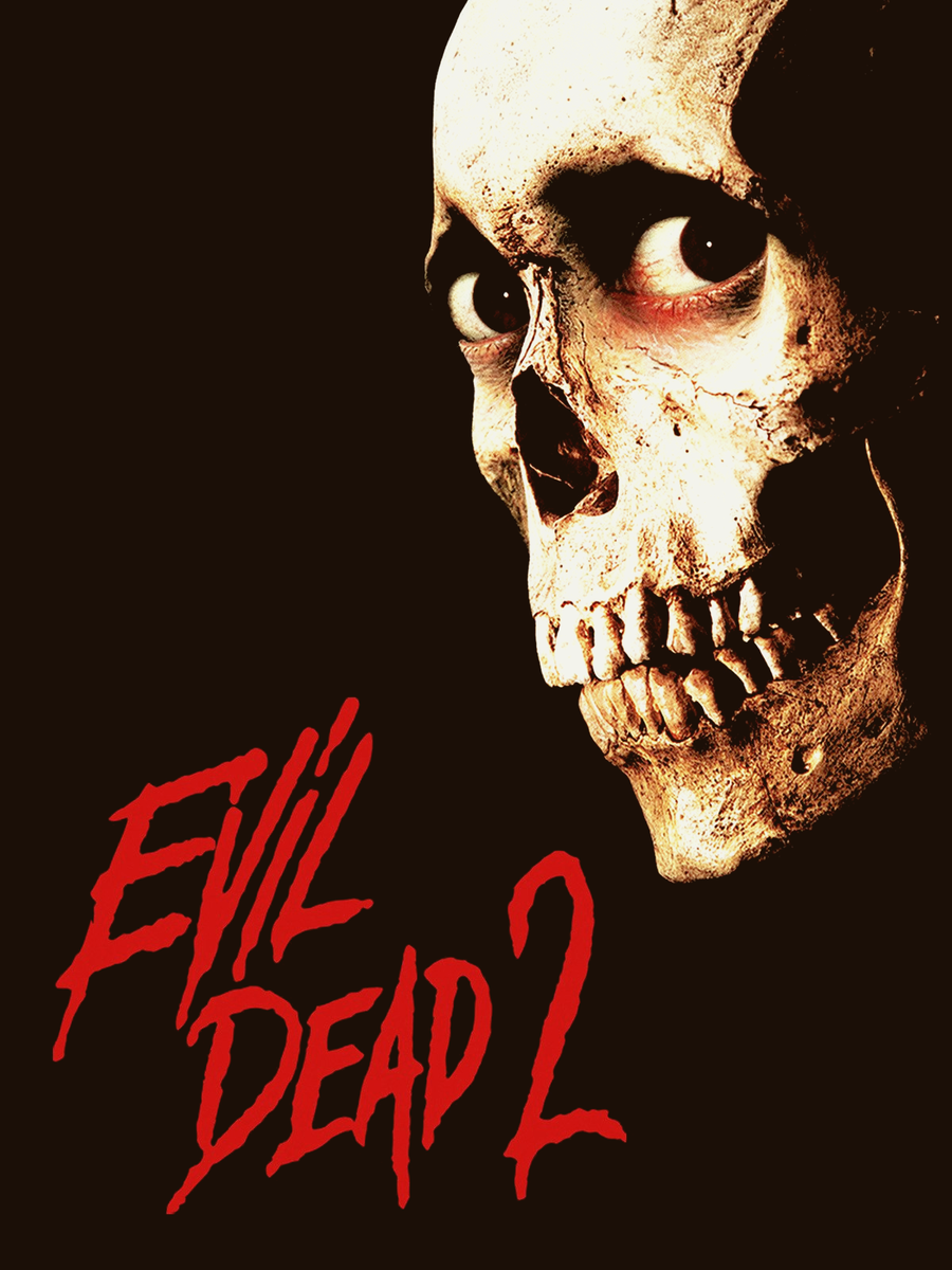 Постер фильма "Evil Dead - 2" - 1987 года выпуска.
