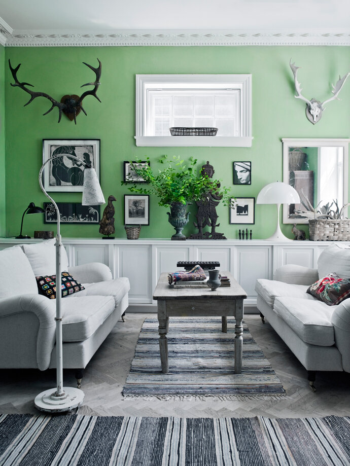 Зеленый цвет в интерьере: советы по декору | myDecor | Дзен
