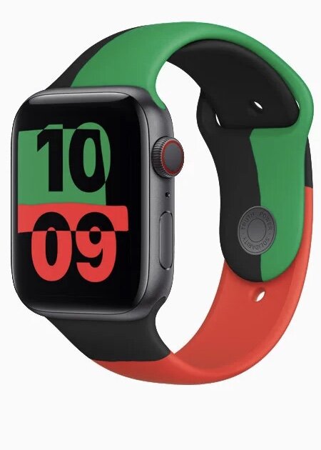 Компания Apple выпустила лимитированную серию Apple Watch Series 6 Black Unity в честь Месяца чёрной истории.