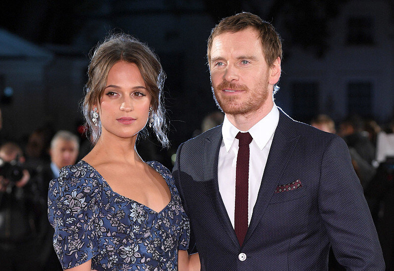 Алисия Викандер и Майкл Фассбендер