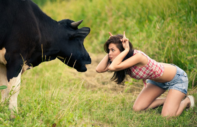 Можно вывести девушку из деревни, но деревню из девушки — никогда. Фото из открытого источника - Яндекс.Картинки