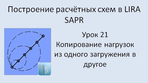 Построение расчётных моделей в Lira Sapr Урок 21 Копирование нагрузок между загружениями