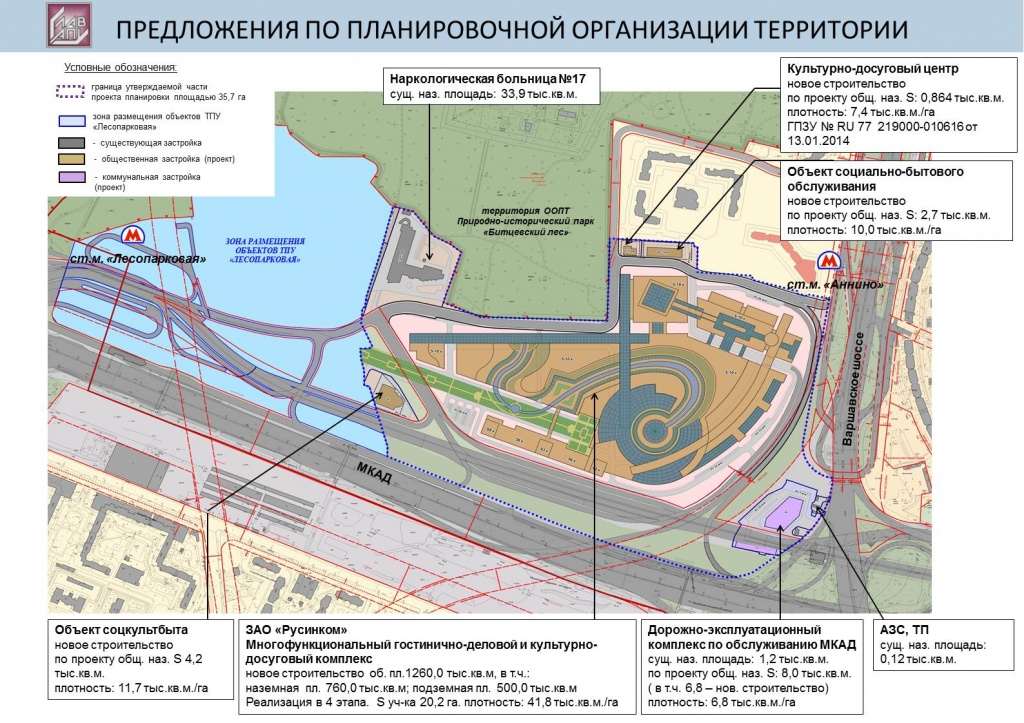 Метро парк план застройки