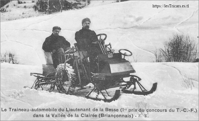 Le traîneau à moteur du lieutenant Besse