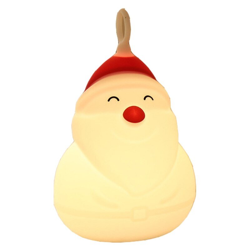 Силиконовый ночник снеговик