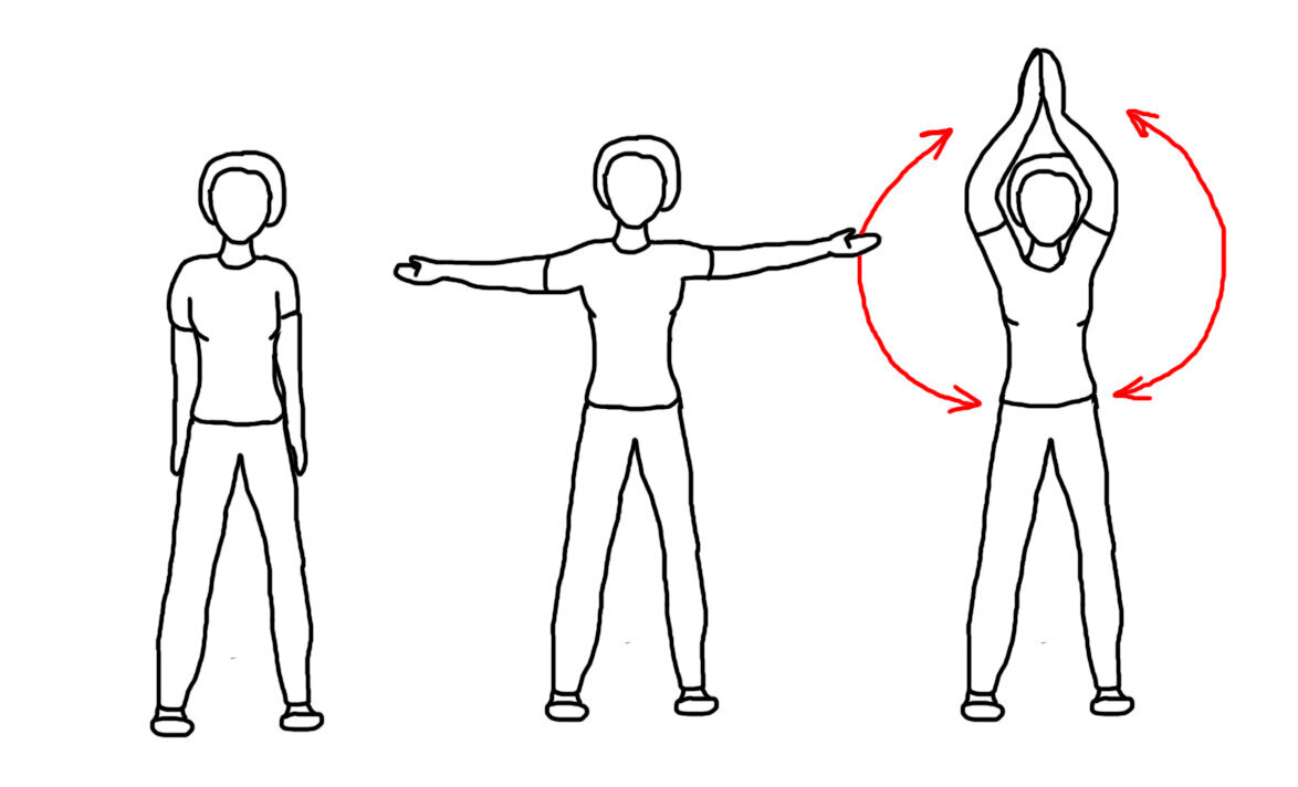 Сделай прямо. Руки в стороны упражнение. Поднять руки через стороны вверх. Упражнение руки в стороны руки вверх. Руки в стороны рисунок.