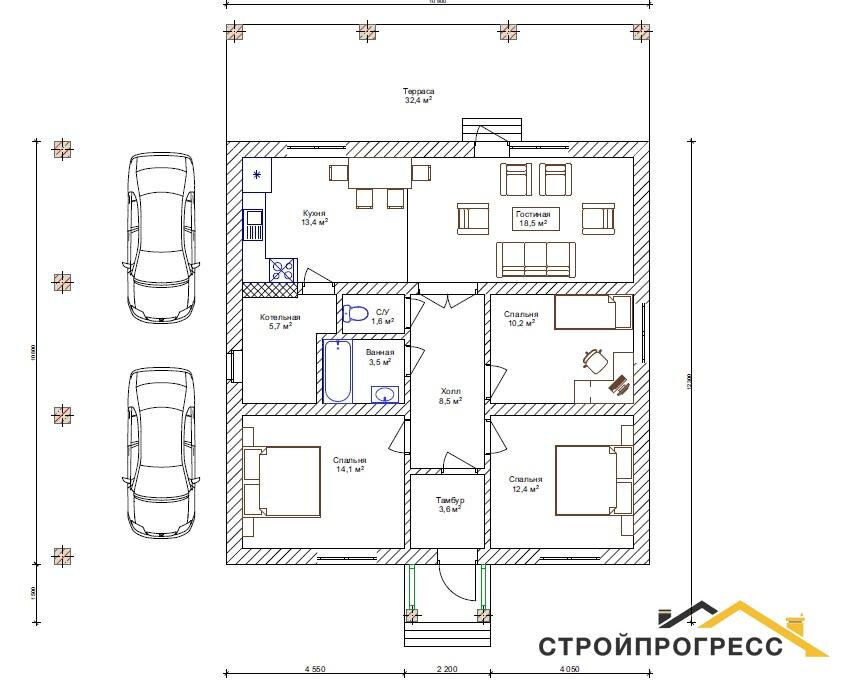 Проект дома стройпрогресс 31