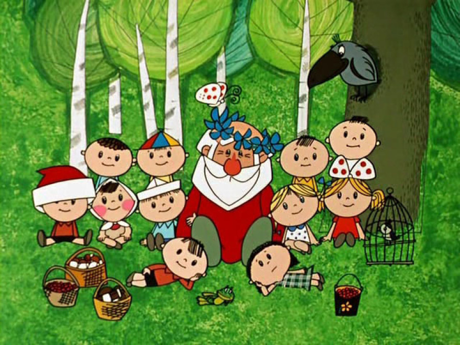 Счастливое знакомство Дедушки с летом!