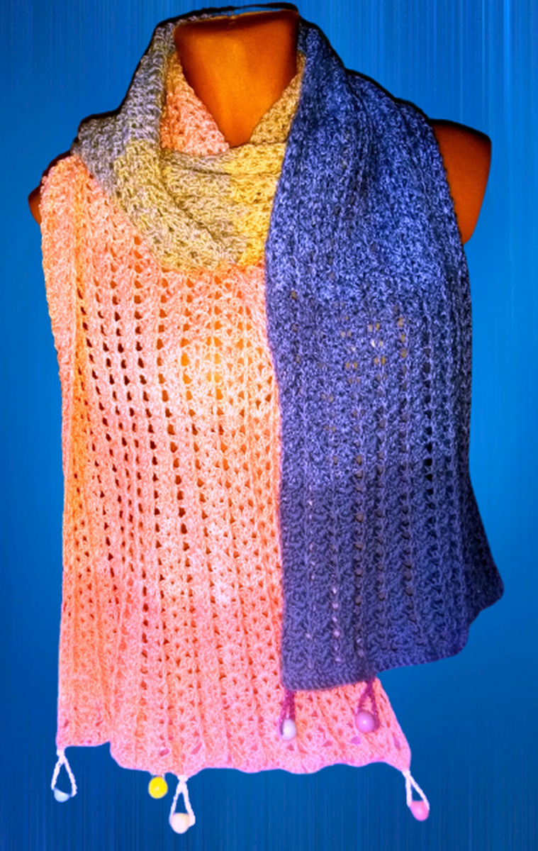 При обработке фото часть бусин пропали, не обращаем внимания.