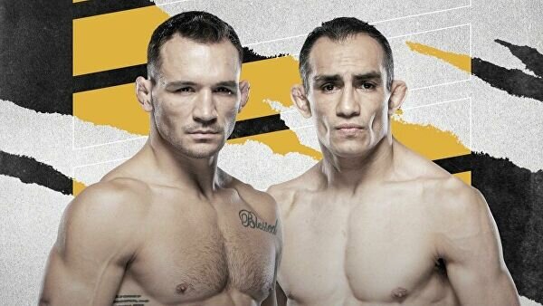    Постер боя Майкла Чендлера против Тони Фергюсона© Фото : UFC