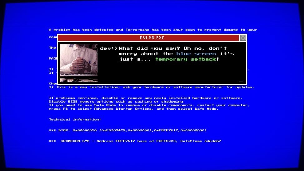 Синий экран мы будем видеть часто.  📷
