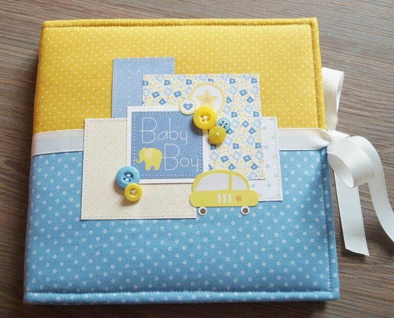 Пример открытки, альбома в технике скрапбукинга