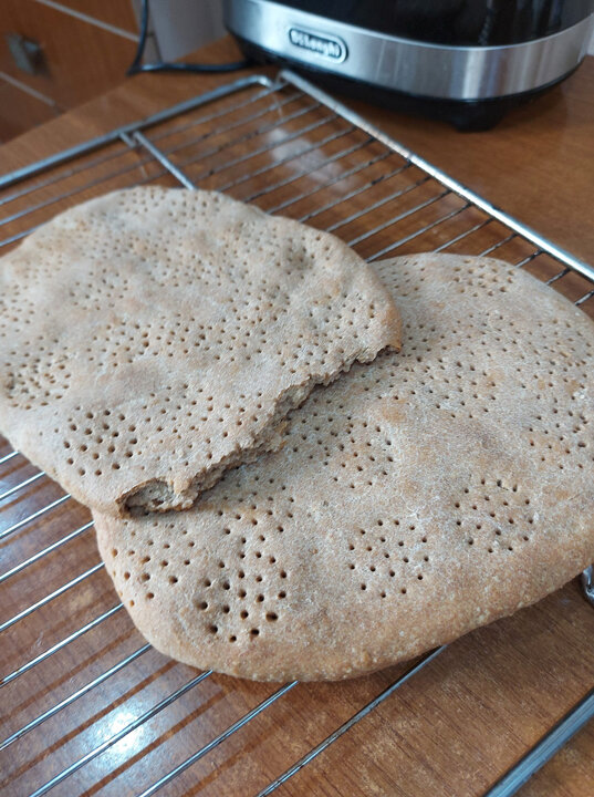 Лепёшки из гречневой и овсяной муки