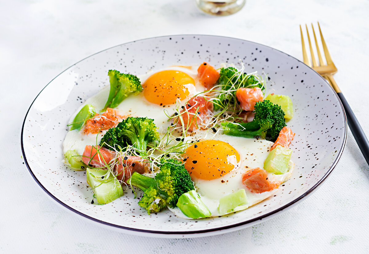 https://www.freepik.com/free-photo/ketogenic-paleo-diet-fried-eggs-salmon-broccoli-microgreen-keto-breakfast-brunch_11087832.htm