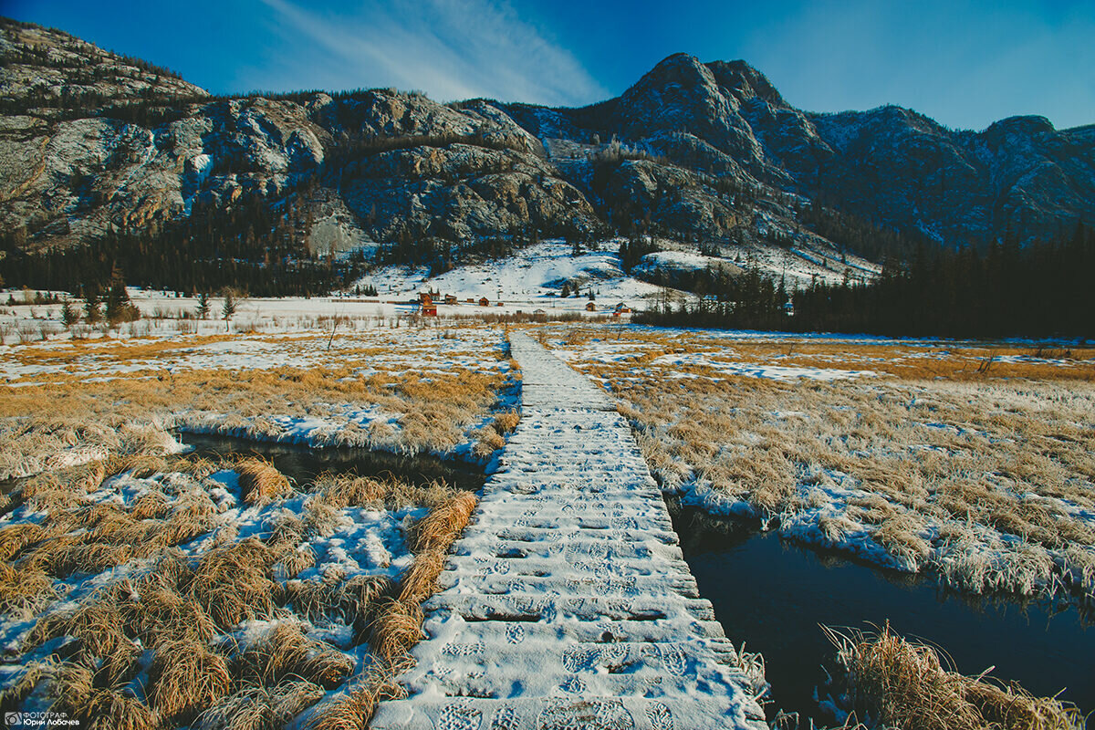 дорожка к гейзерному озеру