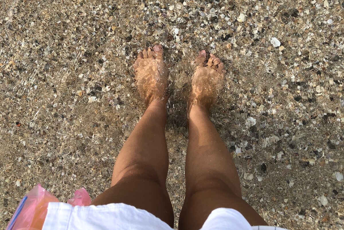 На пляже в Муйне