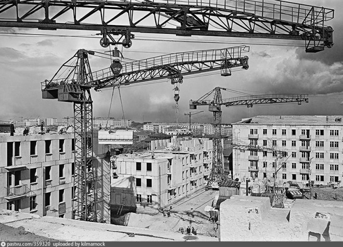 Строительство шло ударными темпами. |Фото: yandex.com.