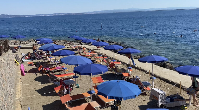 Пляжи Порто Санто Стефано/Porto Santo Stefano