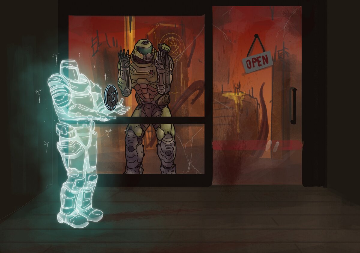 Главное, не забыть сначала врезать призраку