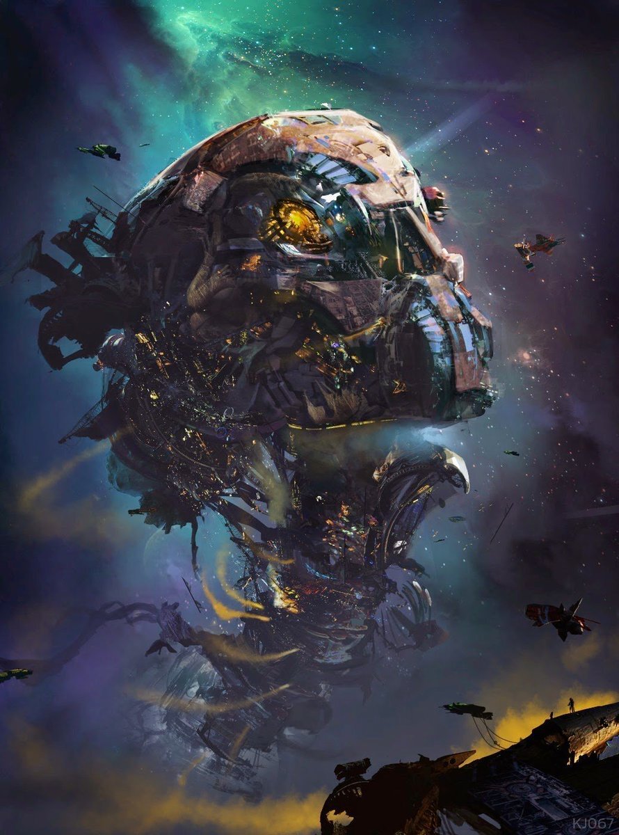 Голова древнего космического существа