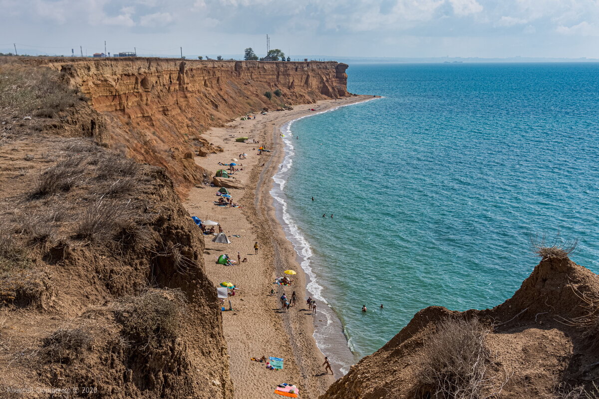 пляж в кача крым