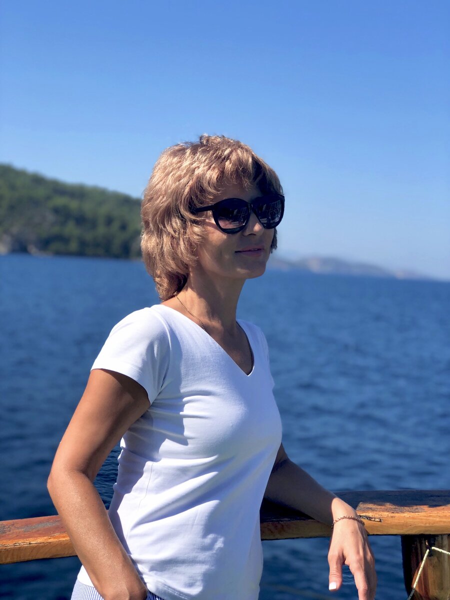 Автор на яхте