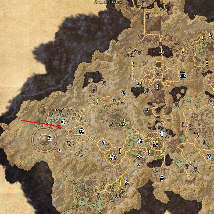 Карта высокий остров teso