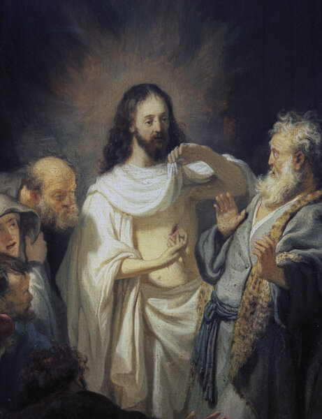 Рембрандт. Неверие апостола Фомы, 1634