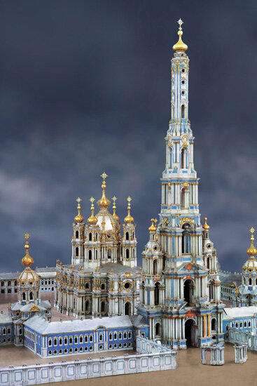 Макет Смольного монастыря. Источник: pinterest.com