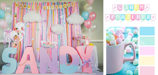 День рождения "Единорог". Футболки "Единорог". 