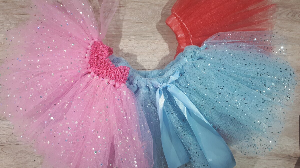 Юбка-пачка Туту со сплошной атласной лентой – мастер класс - МК / Tutu skirt with a satin ribbon