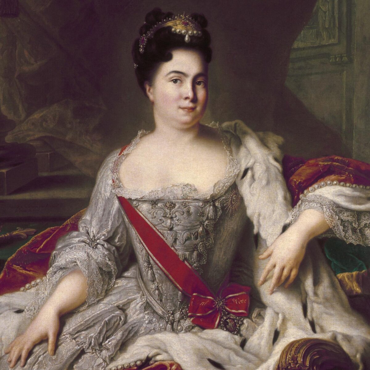Портрет Екатерины I. Жан-Марк Натье, 1717 год. Источник: «Дилетант»
