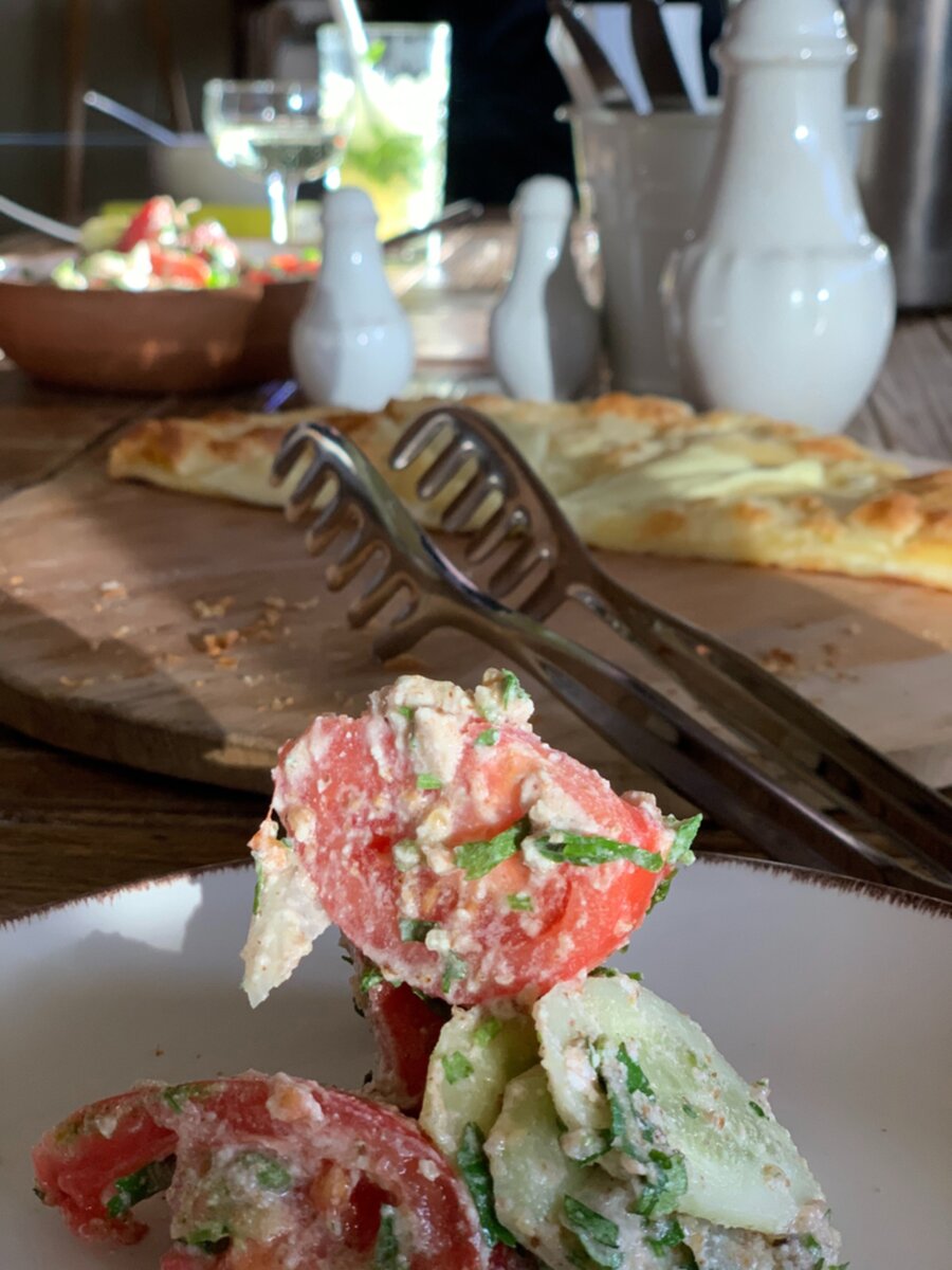 Овощной салат по-грузински, фото автора