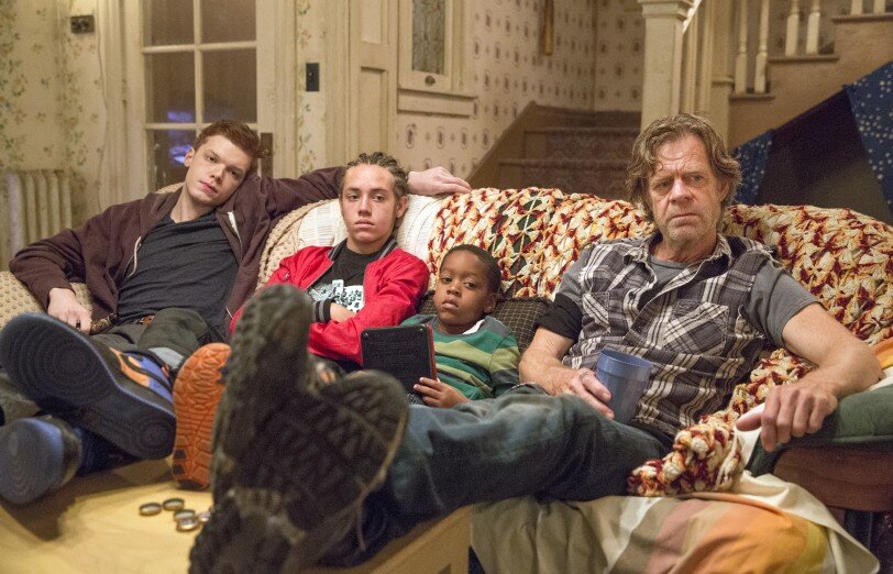 Кадр из седьмого сезона сериала. На фото Иен, Крал, Лема и Френк.