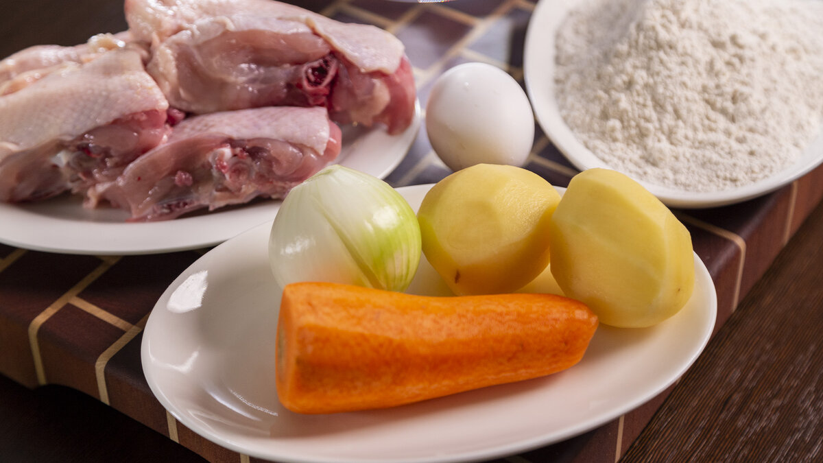 Набор продуктов для супа