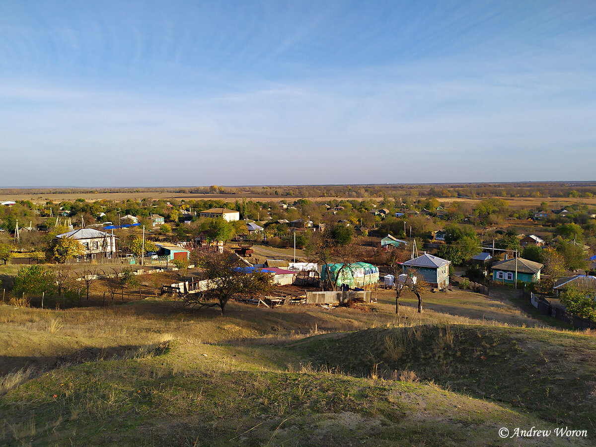 Хутор Каныгин, вид с холма