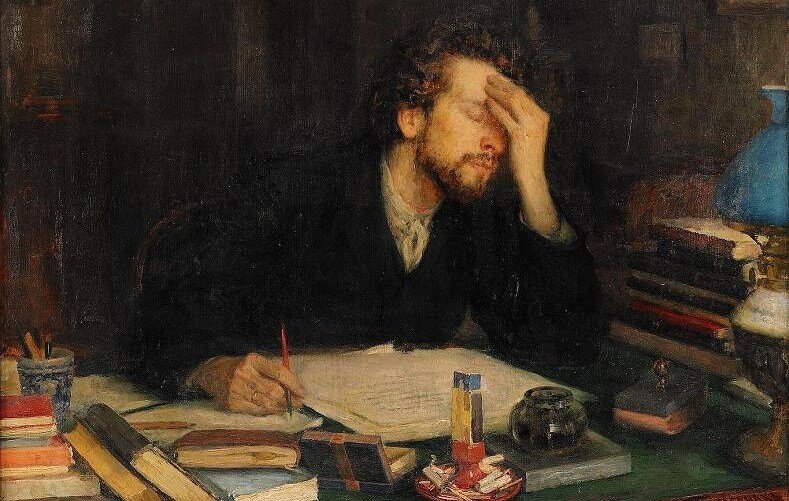 Картина русского художника Леонида Пастернака, отца знаменитого поэта Бориса Пастернака