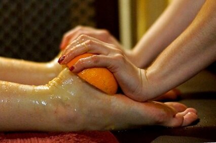 Апельсиновый массаж