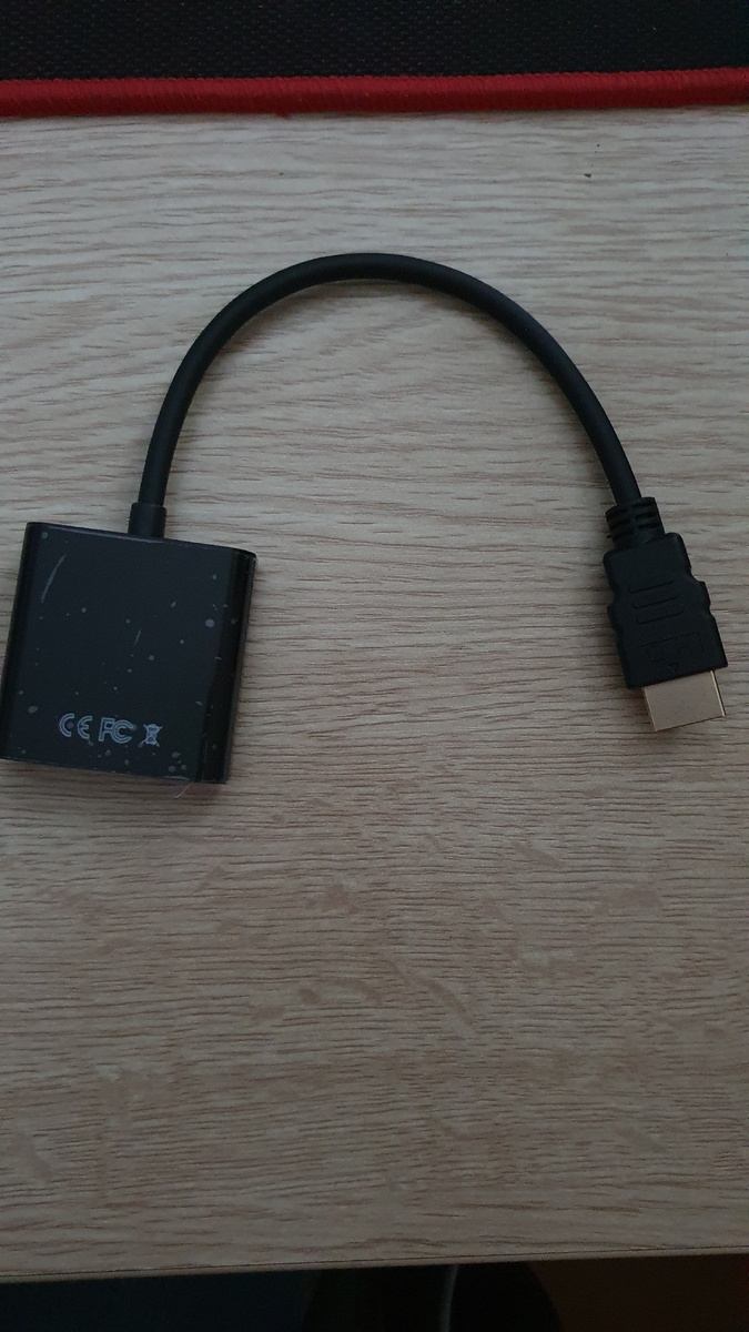 Переходник HDMI - VGA 0.1 м черный