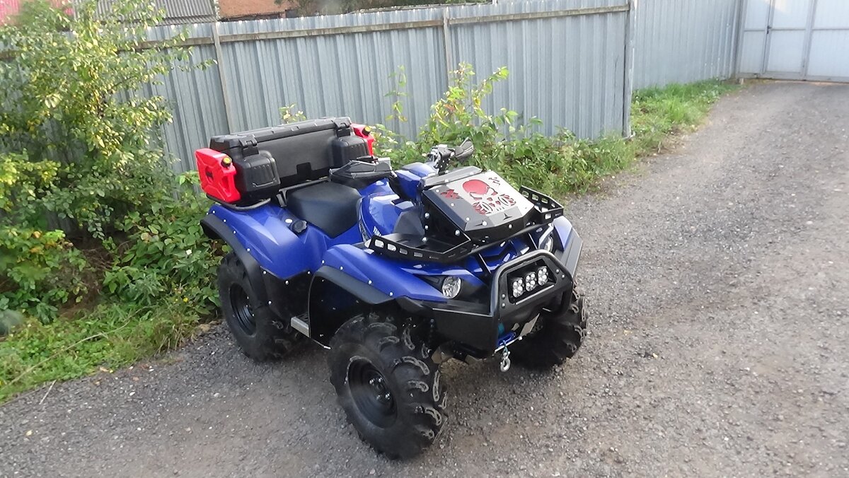Квадроцикл Yamaha Grizzly 700  подготовленный для путешествий