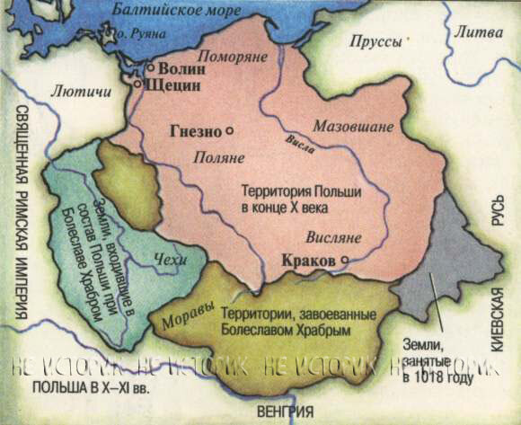 Земли, занятые в 1018 как раз те, которые начали отходить к Киевской Руси