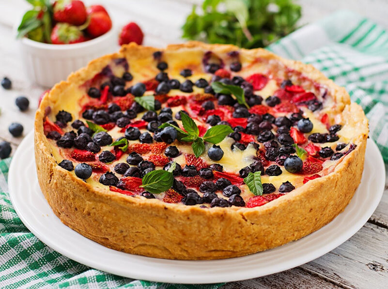 Домашний ягодный пирог